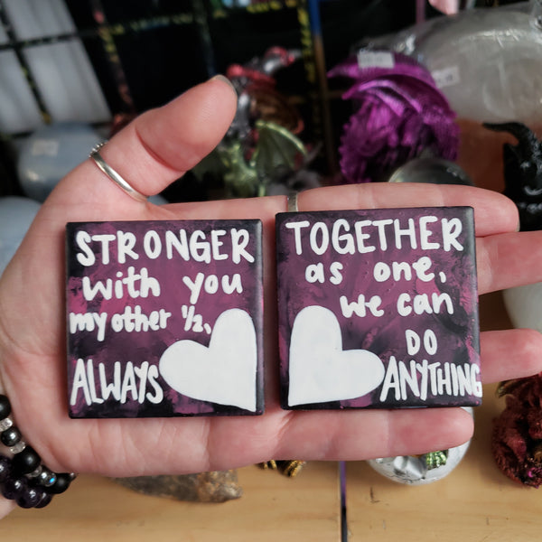 stronger together magnet couples set ♡