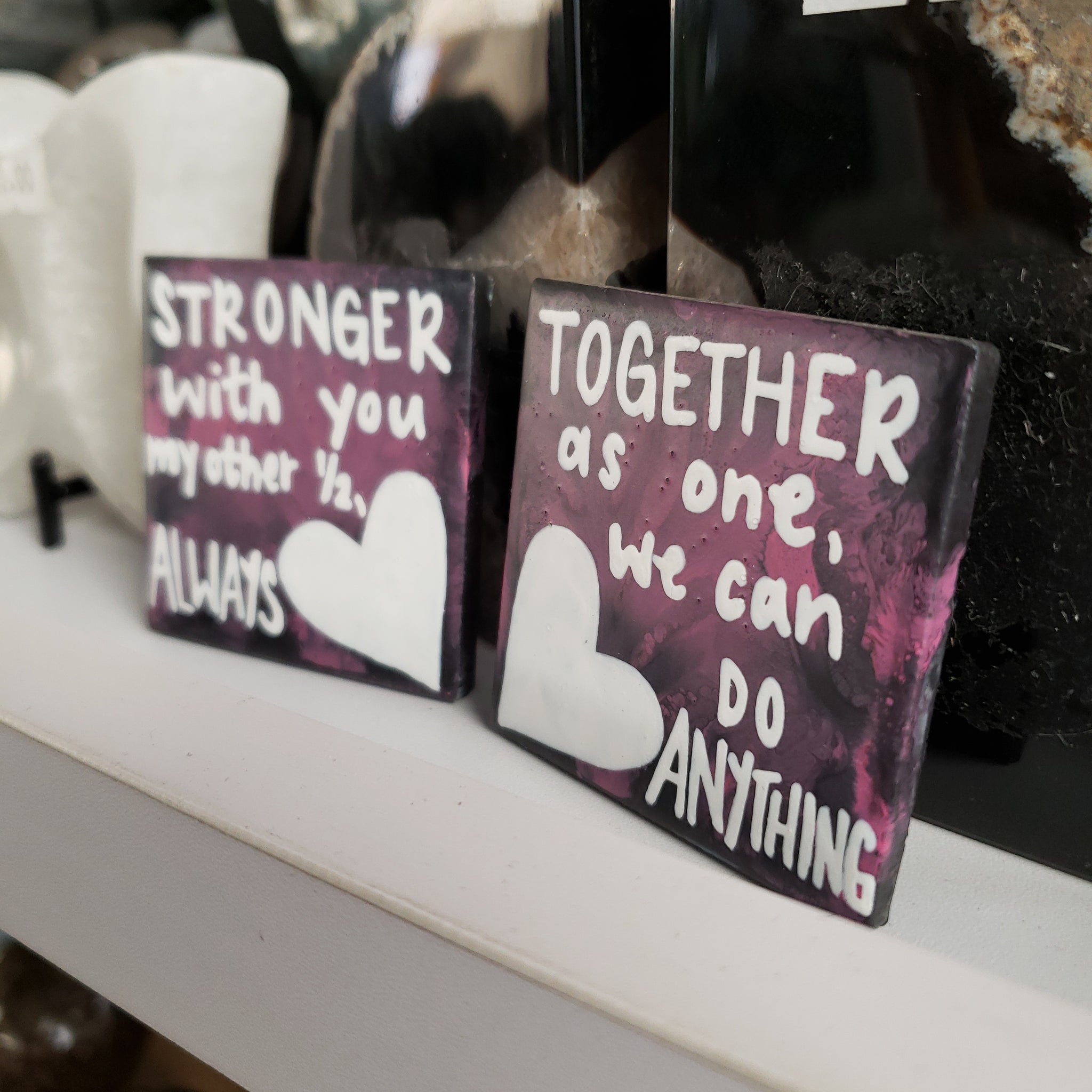 stronger together magnet couples set ♡