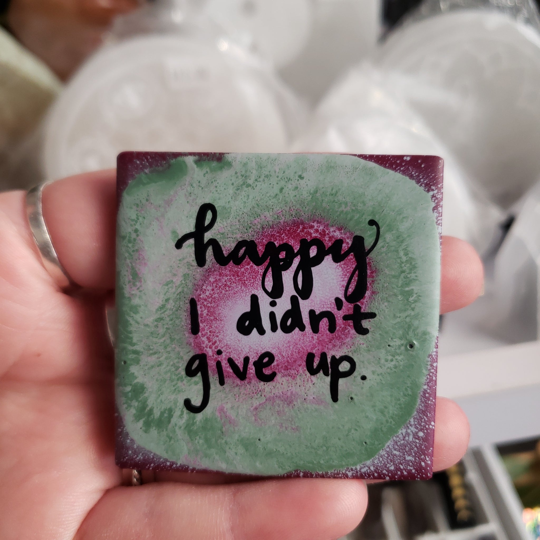 happy I didn't give up. (Magnet)