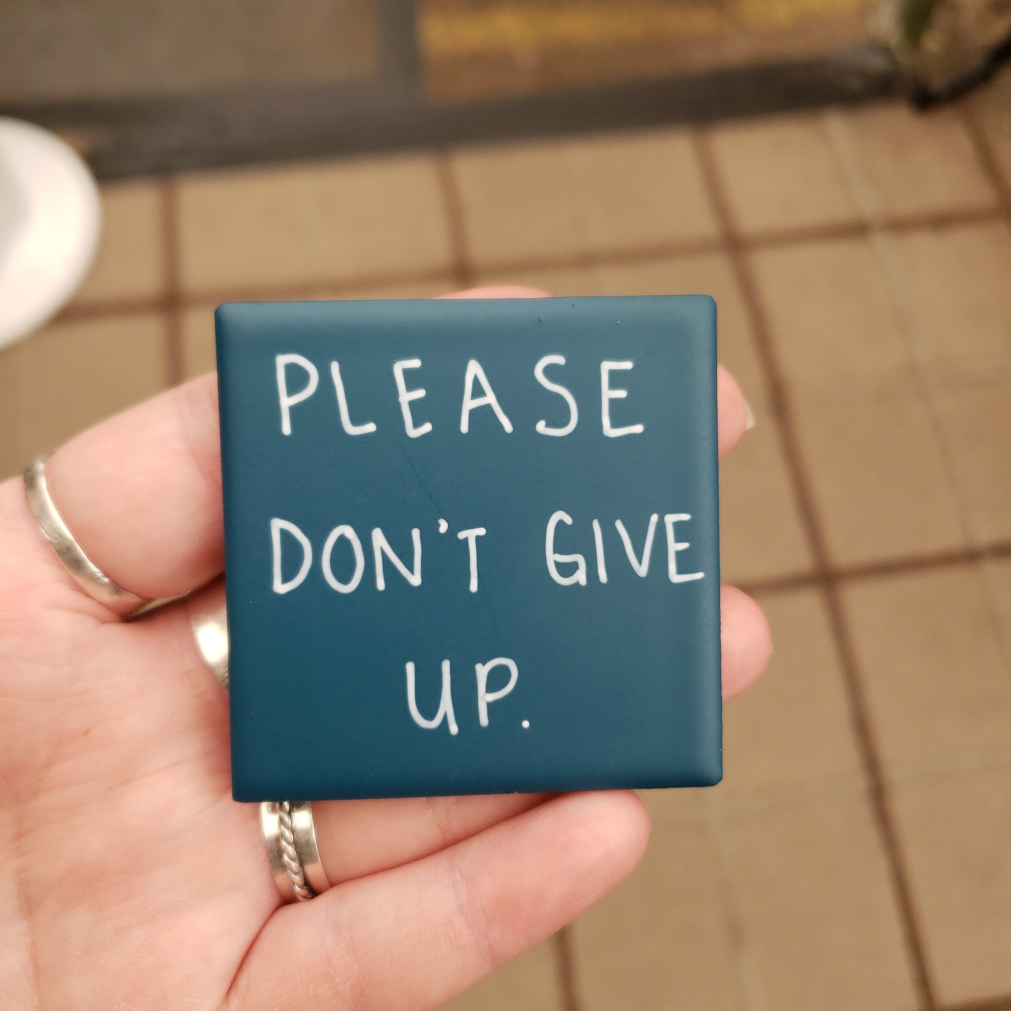 please don't give up. (Magnet)