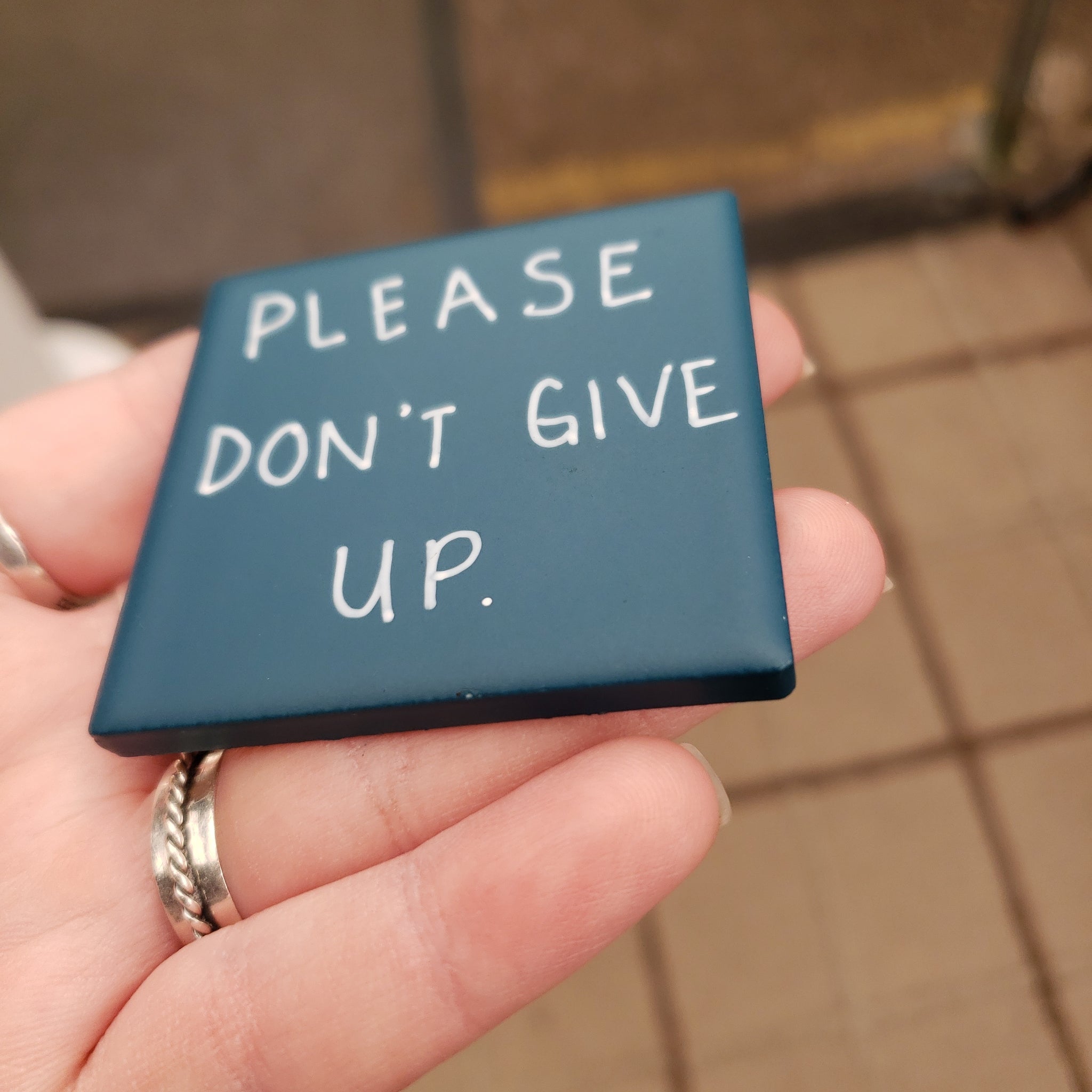 please don't give up. (Magnet)