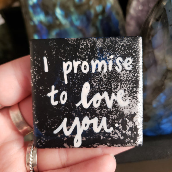 I promise to love you. (Magnet)